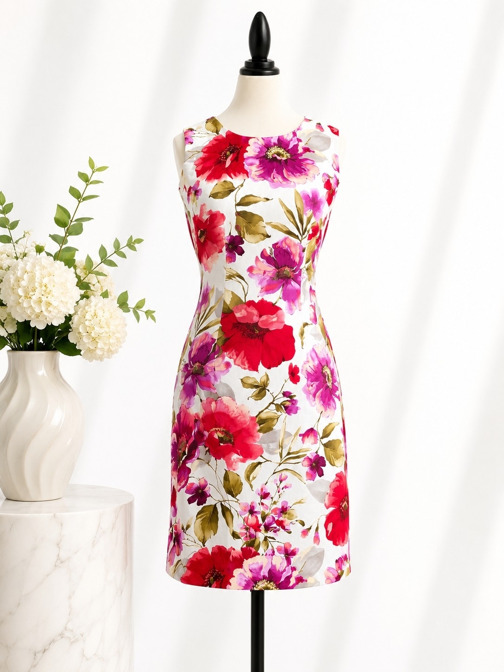 Studio One New York Floral Sheath Dress – Size 8